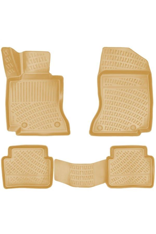 Friemats Mercedes C 180 W206 3D Havuzlu Paspas Bej Renk 2021 Sonrası Kasaya Uyumlu - Friemats - Image 1