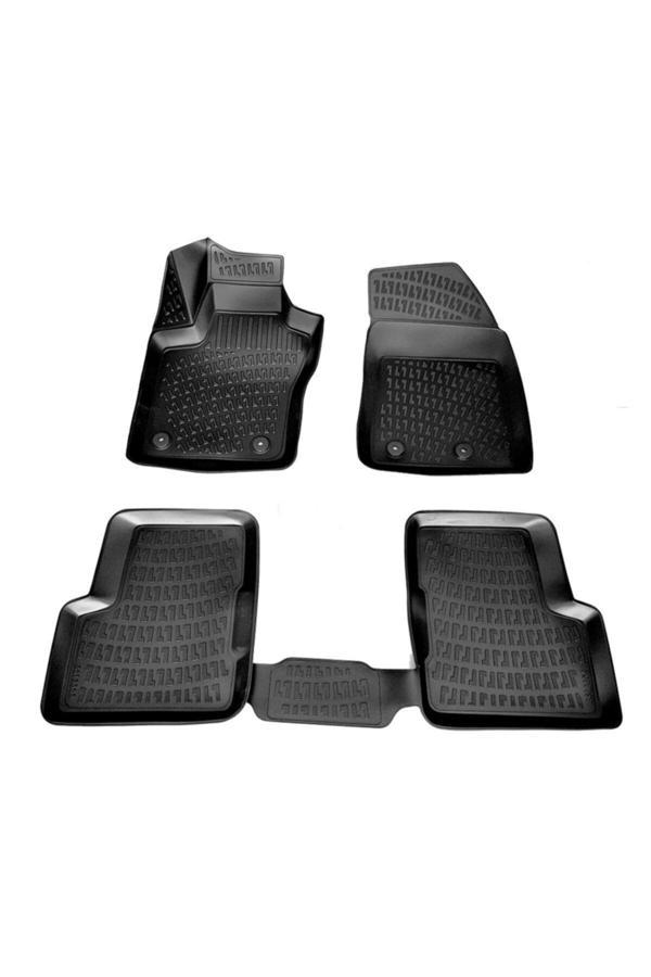Caraks Jeep Renegade 3D Paspas Havuzlu Siyah 2015 - 2020 Arası 4 Parça Set - Image 1