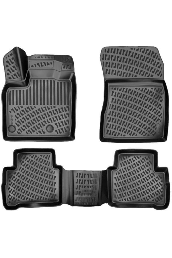 Friemats Nissan Qashqai 3D Paspas 3D Havuzlu Paspas 2022 Sonrası Siyah Renk - Friemats - Image 1