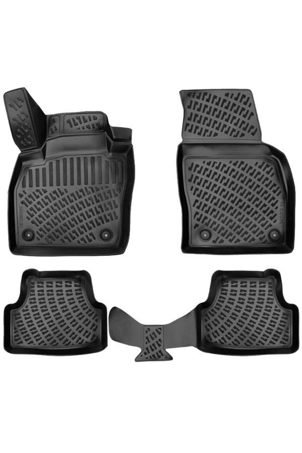 Caraks Skoda Fabia 3D Paspas 3D Havuzlu Paspas 2022 Sonrası Siyah Renk - Image 1