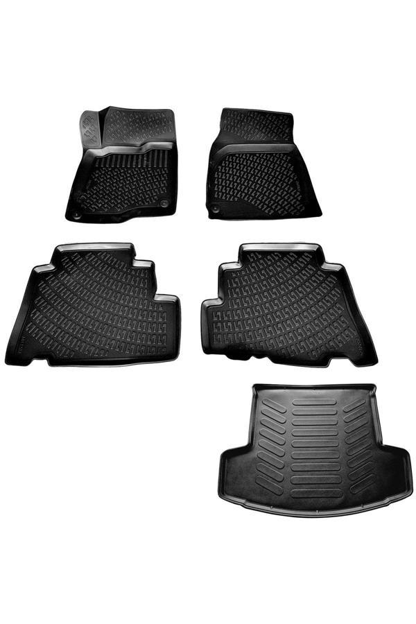 Caraks Chevrolet Captiva 3D Havuzlu Paspas + 3D Bagaj Havuzu 2007-2015 Arası - Image 1