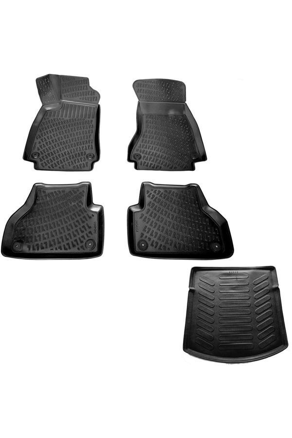 Friemats Audi A5 3D Havuzlu Paspas + 3D Bagaj Havuzu 2015-2020 Arası Marka Noyaglobaloto - Image 1