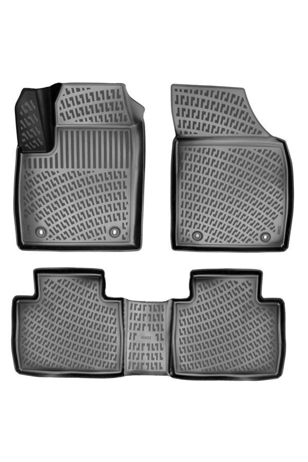 Caraks Mg Hs 3D Havuzlu Paspas 2018 Sonrası Benzinli Araca Uyumlu Siyah 3D Paspas - Image 1