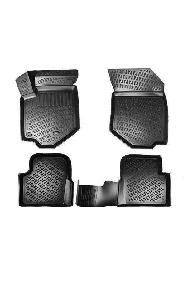 Rizline Peugeot 208 2020 3D Havuzlu Paspas Siyah - Image 1