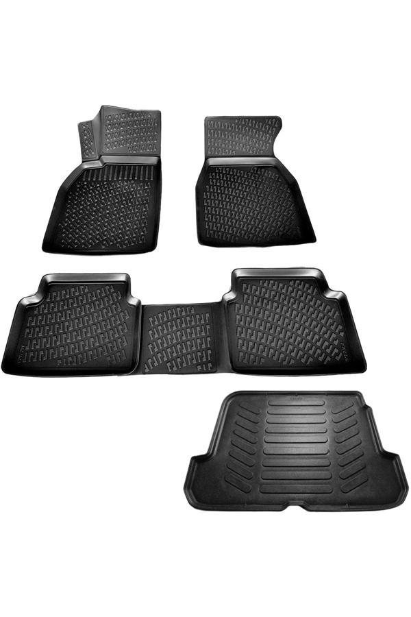 Caraks Renault Megane 2 Sedan 3D Havuzlu Paspas + 3D Bagaj Havuzu 2004-2010 Arası Marka - Image 1