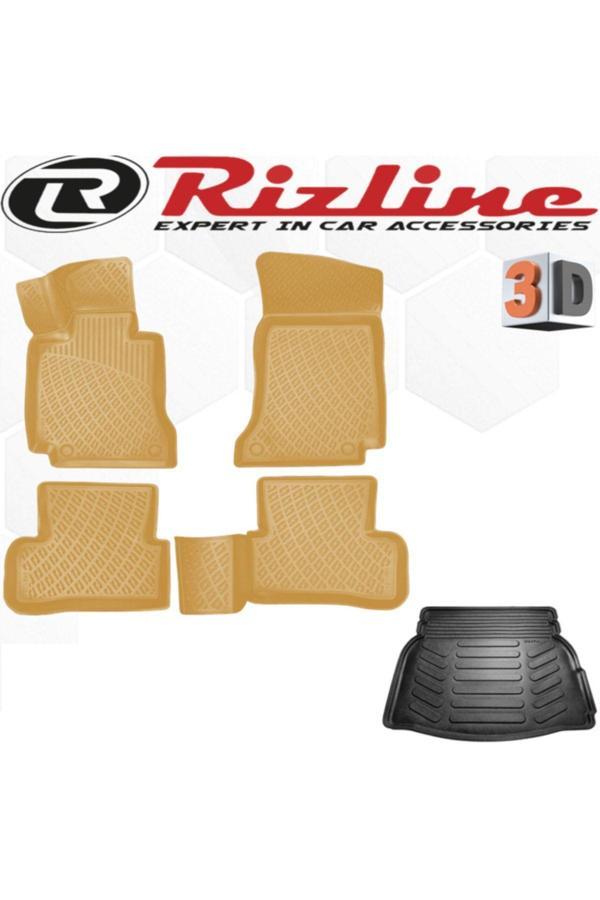 Rizline Mercedes W205 Bej 3D Paspas+Bagaj Havuzu Rampalı 2014-2022 - Image 1