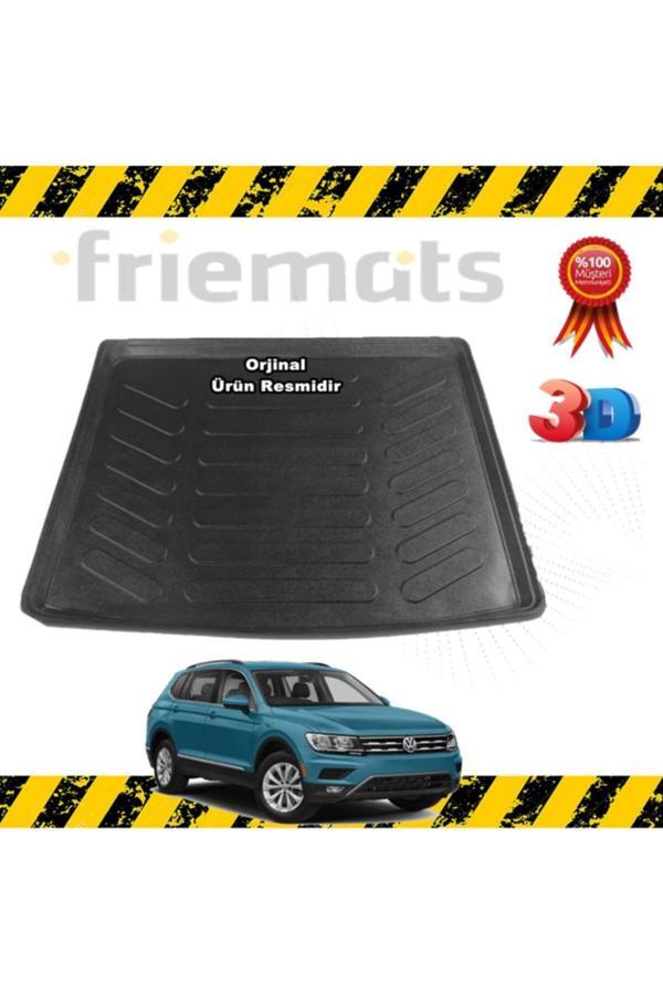 Friemats Vw Tiguan 3D Bagaj Havuz Paspası 2016-2020 Arası - Image 1