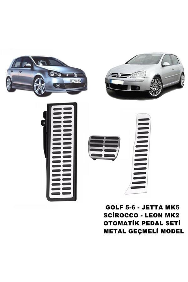 Point Jetta Mk5 Golf 5-6 Scirocco Leon Mk2 Krom Pedal Seti Otomatik Uyumlu - Image 1
