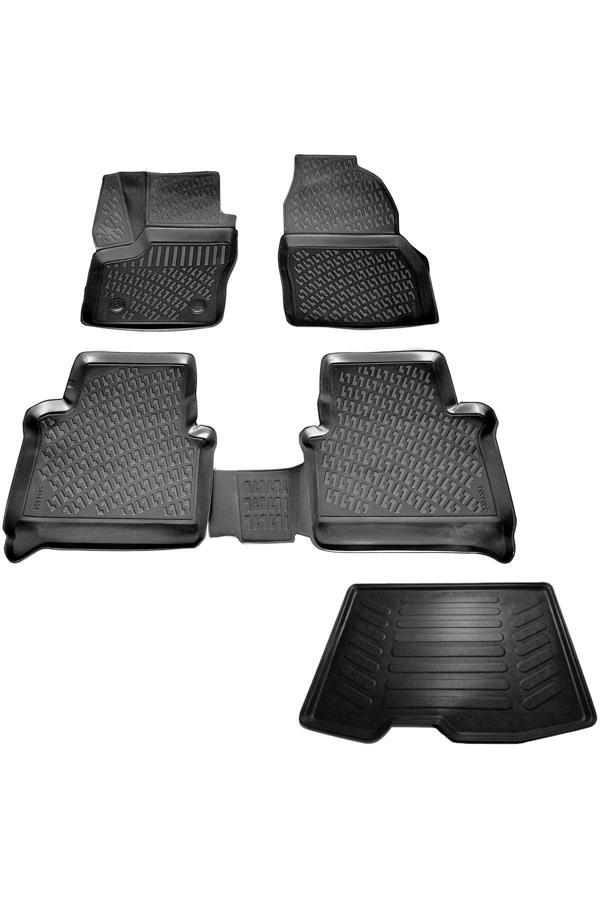 Rizline Ford Connect 3D Havuzlu Paspas + 3D Bagaj Havuzu 2015-2021 Arası - Image 1