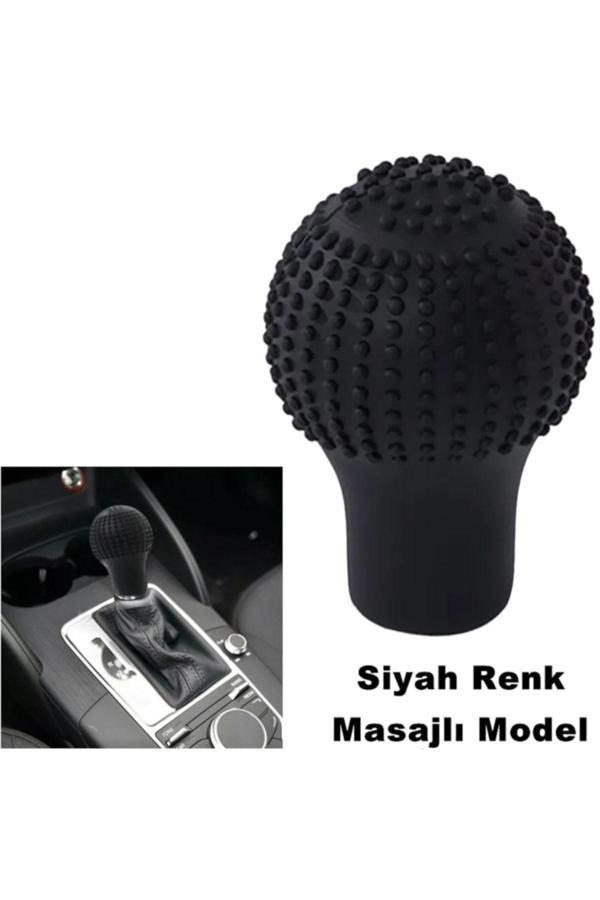 Point Silikon Vites Topuzu Kılıfı Siyah Yuvarlak Üniversal Ithal - Image 1
