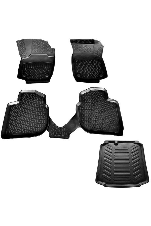 Caraks Seat Toledo 3D Havuzlu Paspas + 3D Bagaj Havuzu 2013-2020 Arası - Image 1