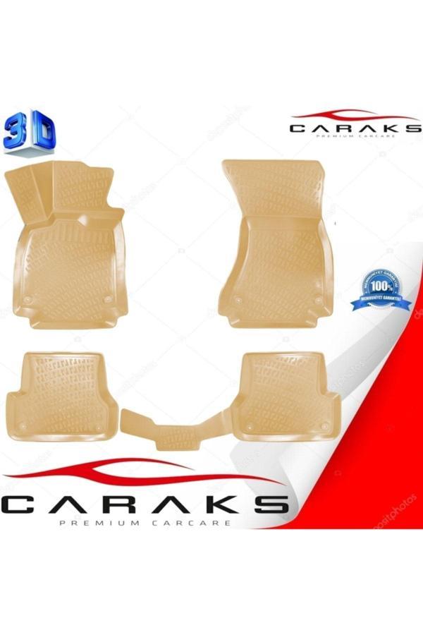 Caraks Audi A6 Bej 3D Havuzlu Paspas 2015-2019 Arası Marka - Image 1