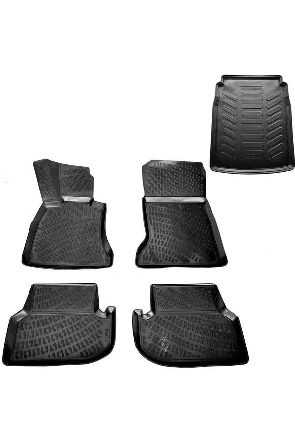 Caraks Bmw F10 5 Serisi 3D Havuzlu Paspas + 3D Bagaj Havuzu 2013-2020 Arası - Image 1