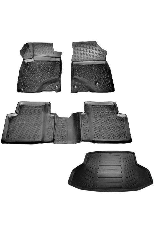 Caraks Honda Civic Hb 3D Havuzlu Paspas + 3D Bagaj Havuzu 2016-2019 Arası Marka - Image 1