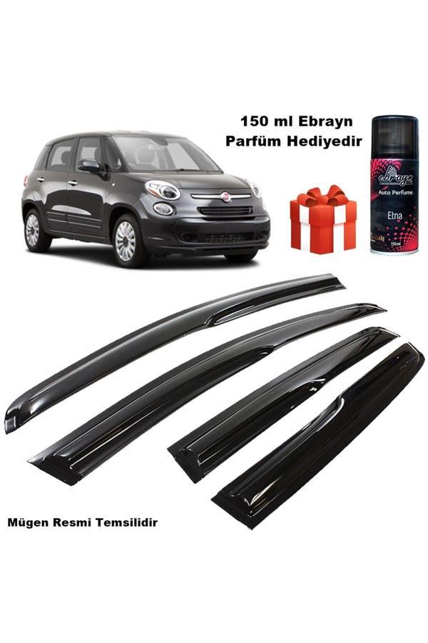 Caraks Fiat 500L Mügen Cam Rüzgarlığı 2012-2018 Arası 4 Lü Takım Koku Hediyeli - Image 1