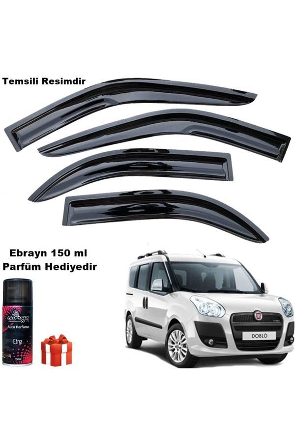 Caraks Fiat Doblo 2 Mügen Cam Rüzgarlığı 2010-2022 Arası 4 Lü Takım Koku Hediyeli - Image 1