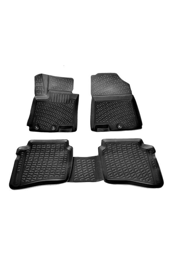 Caraks Hyundai I20 3D Paspas Havuzlu Hb 2015 - 2020 Arası Siyah 4 Parça Set - Image 1
