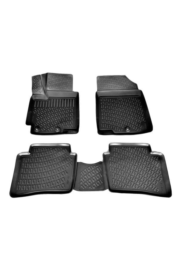 Caraks Hyundai Accent Blue 3D Paspas Havuzlu 2011 - 2020 Arası Siyah 4 Parça Set - Image 1