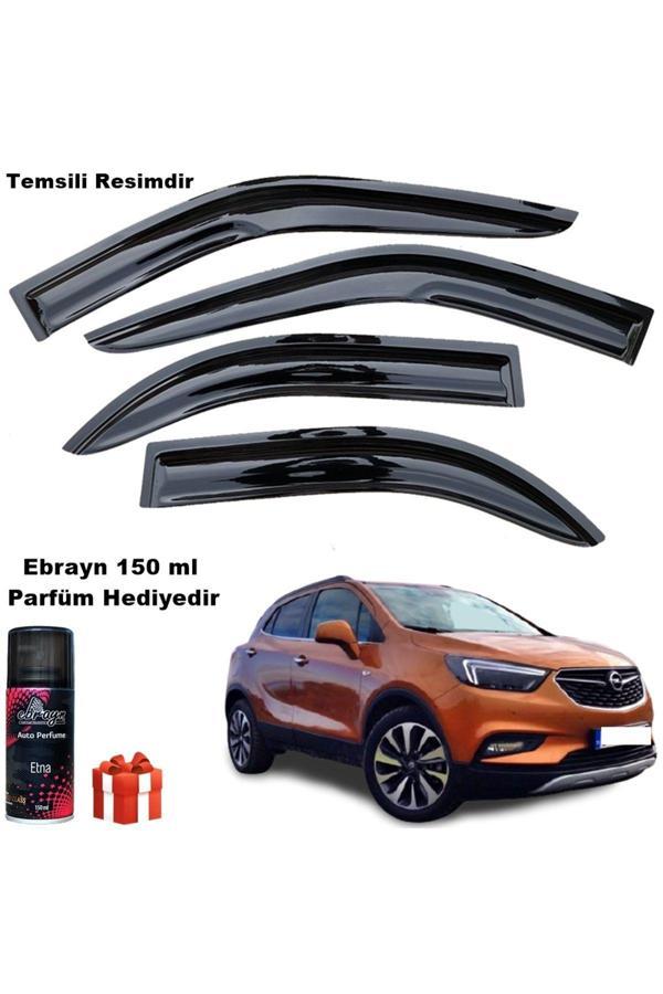 Caraks Opel Mokka X Mügen Cam Rüzgarlığı 2015-2020 Arası 4 Lü Takım Koku Hediyeli - Image 1