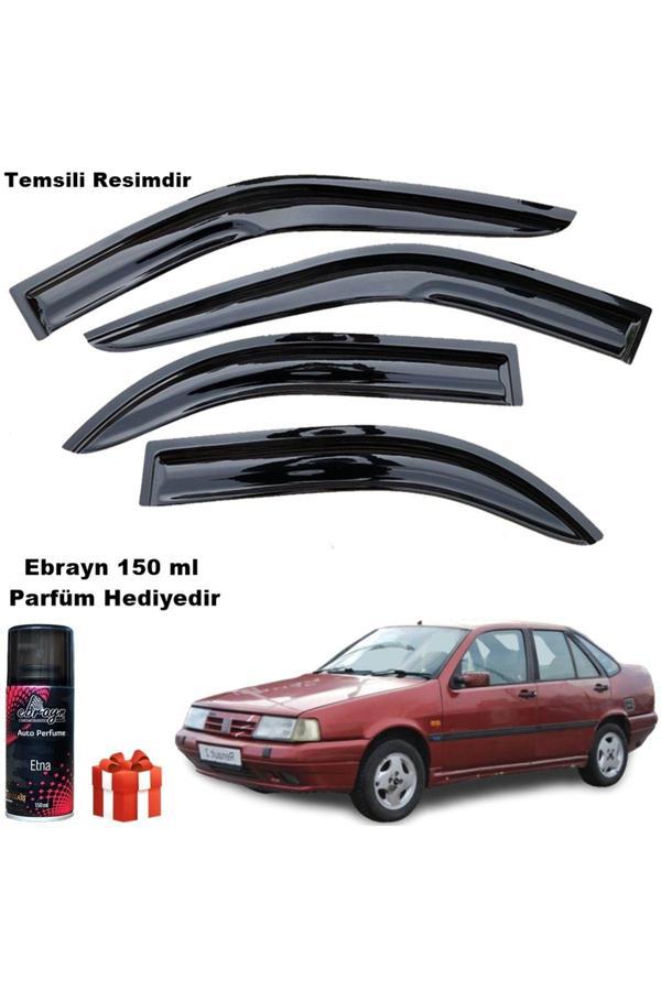 Caraks Fiat Tempra Mügen Cam Rüzgarlığı Tüm Kasalara Uyumlu 4 Lü Takım Koku Hediyeli - Image 1
