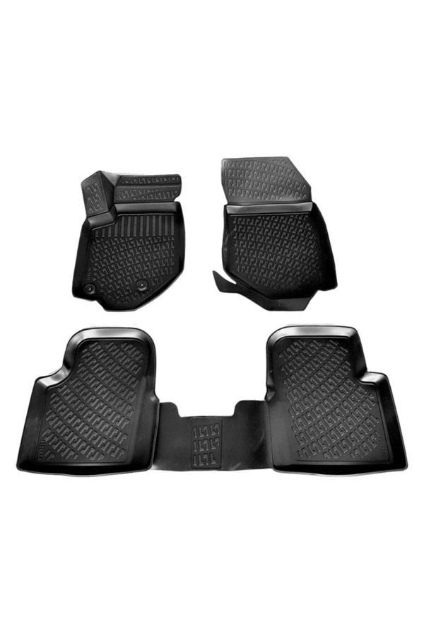 Caraks Peugeot 2008 3D Paspas Havuzlu 2020 Sonrası Siyah 4 Parça Set - Image 1