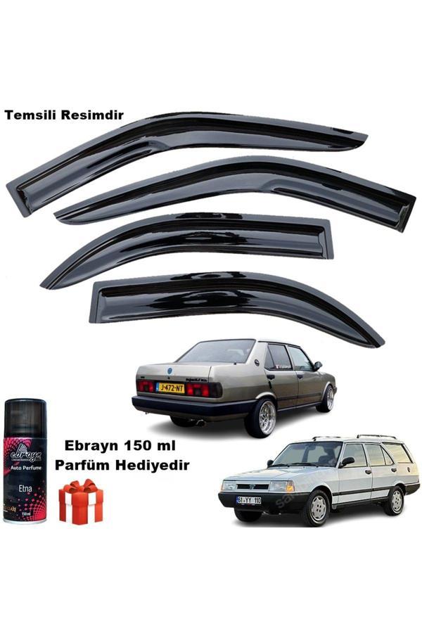 Caraks Fiat Tofaş Mügen Cam Rüzgarlığı Tüm Kasalara Uyumlu 4 Lü Takım Koku Hediyeli - Image 1