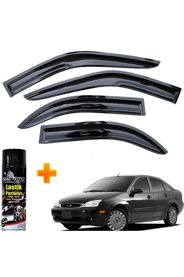 Caraks Focus 1 Mügen Cam Rüzgarlığı Sedan 1998-2005 Arası 4'Lü Takım +500Ml Lastik Parlatıcı - Image 1