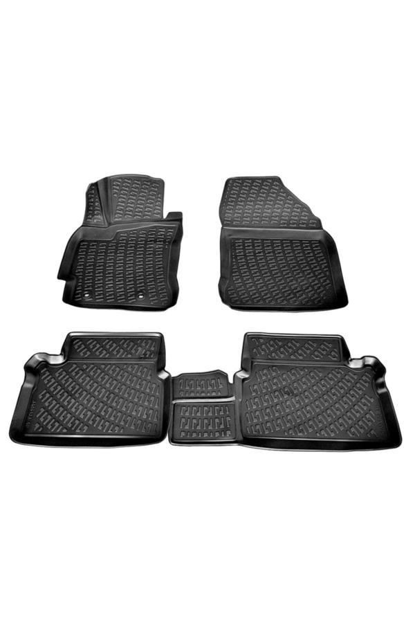 Caraks Toyota Auris 3D Paspas Havuzlu Hb 2013 - 2020 Arası Siyah 4 Parça Set - Image 1