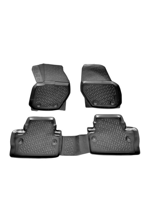 Caraks Volvo S60 3D Paspas Havuzlu 2016 - 2020 Arası Siyah 4 Parça Set - Image 1