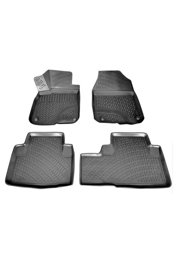 Caraks Honda Crv 3D Paspas Havuzlu 2018 Sonrası 4 Parça Siyah Set - Image 1