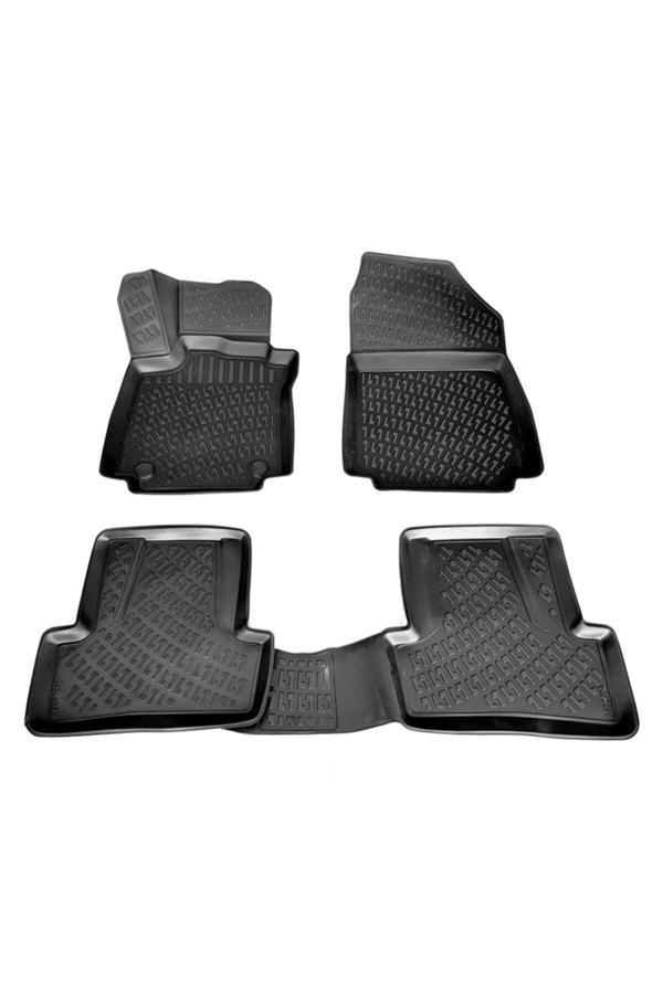 Caraks Renault Clio 3 3D Paspas Havuzlu Hb 2006 - 2012 Arası Siyah 4 Parça Set - Image 1