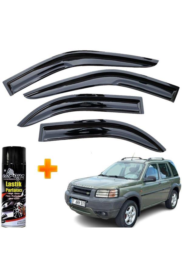 Caraks Land Rover Freelander Mügen Cam Rüzgarlığı 1998-2006 Arası 4 Lü Takım +500Ml Lastik Parlatıcı - Image 1