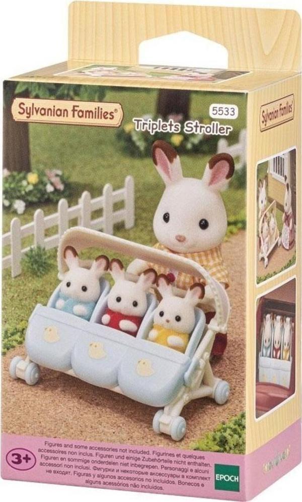 Sylvanian Families Üçüz Bebek Arabası 5533 - Image 1