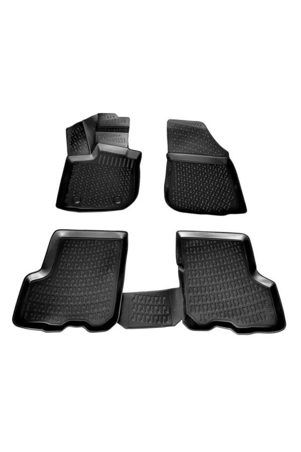Caraks Dacia Sandero 3D Paspas Havuzlu Hb 2008 - 2012 Arası Siyah 4 Lü Set - Image 1