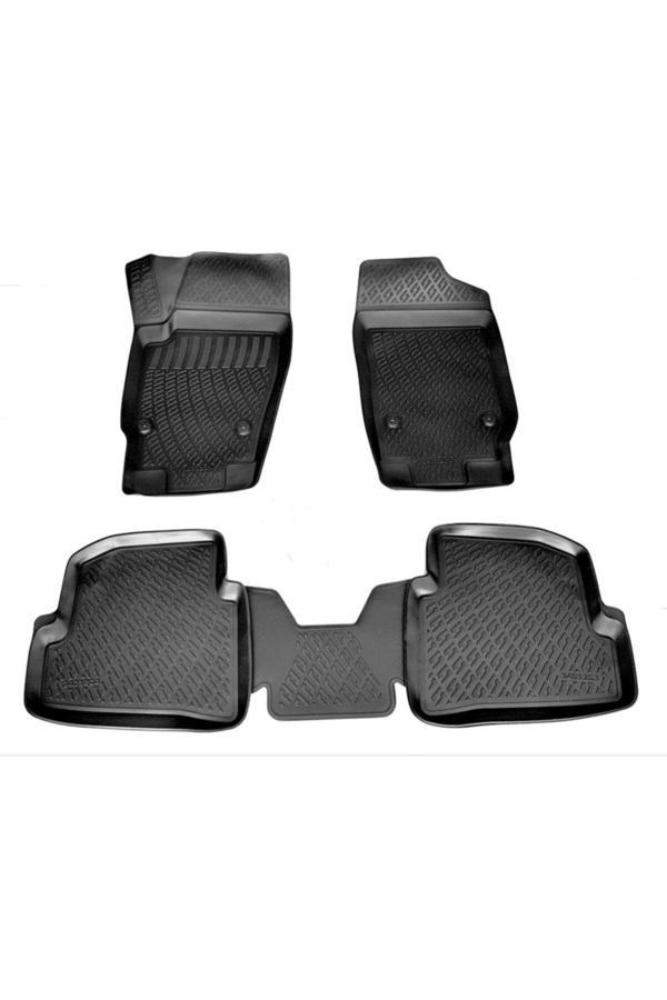 Caraks Seat Ibiza 3D Paspas Havuzlu Siyah Hb 2009 - 2017 Arası 4 Parça Set - Image 1