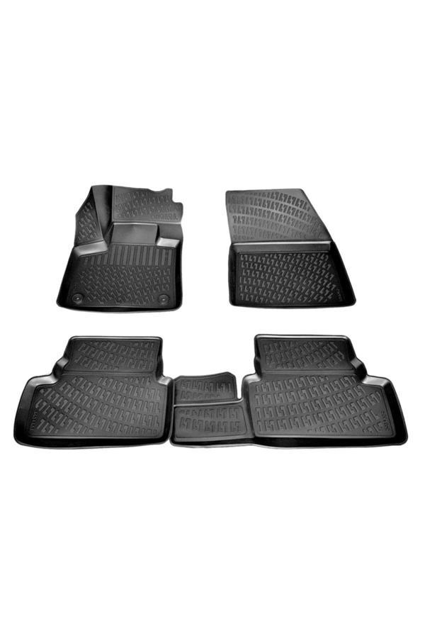 Caraks Peugeot 3008 3D Paspas Havuzlu Siyah 2016 - 2020 Arası 4 Parça Set - Image 1