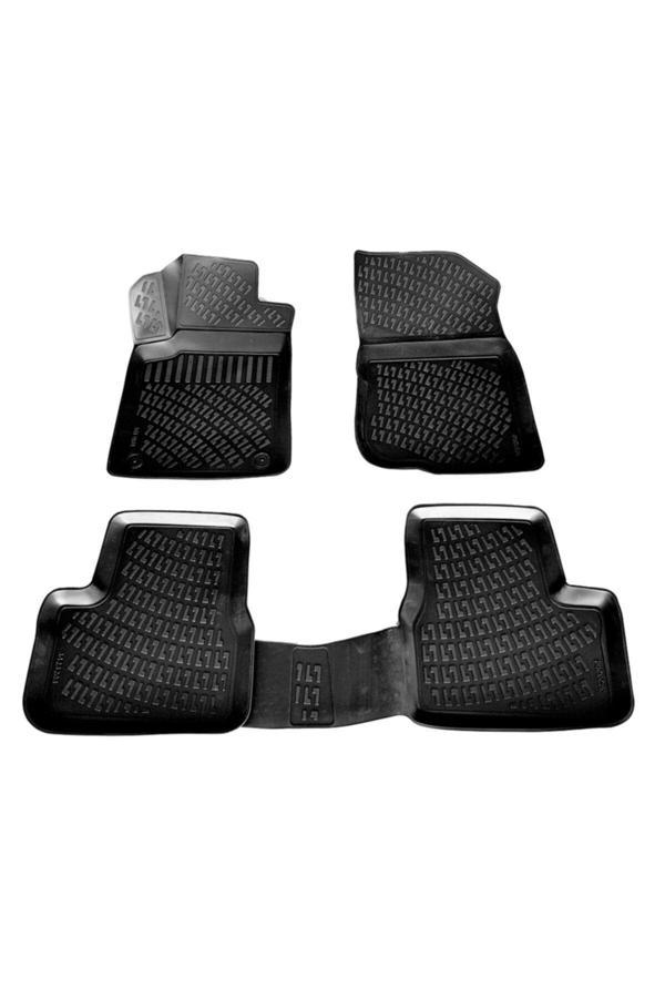 Caraks Citroen C3 3D Paspas Havuzlu Hb 2010 - 2015 Arası Siyah 4 Parça Set - Image 1