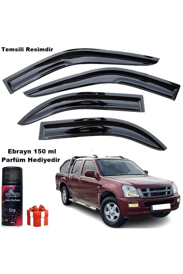 Caraks Isuzu D-Max Mügen Cam Rüzgarlığı 2004-2012 Arası 4 Lü Takım Koku Hediyeli - Image 1