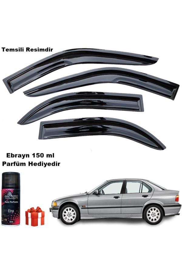 Caraks Bmw E36 Mügen Cam Rüzgarlığı Sedan 1991-1998 Arası 4 Lü Takım Koku Hediyeli - Image 1