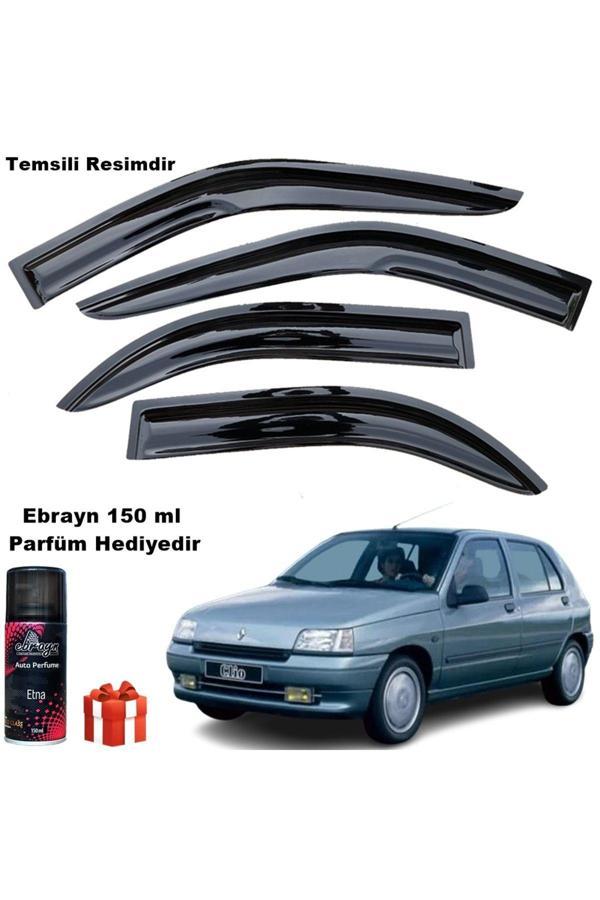 Caraks Renault Clio 1 Mügen Cam Rüzgarlığı 4 Kapı Tüm Kasalar 4 Lü Takım Koku Hediyeli - Image 1