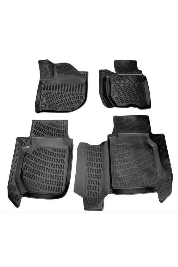 Caraks Honda Hrv 3D Paspas Havuzlu 2016 - 2020 Arası Siyah 4 Parça Set - Image 1