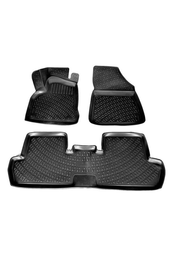 Point Citroen C4 Picasso 5 Koltuk 3D Havuzlu Paspas 2013 Sonrası Siyah 4 Parça Set Friemats - Image 1