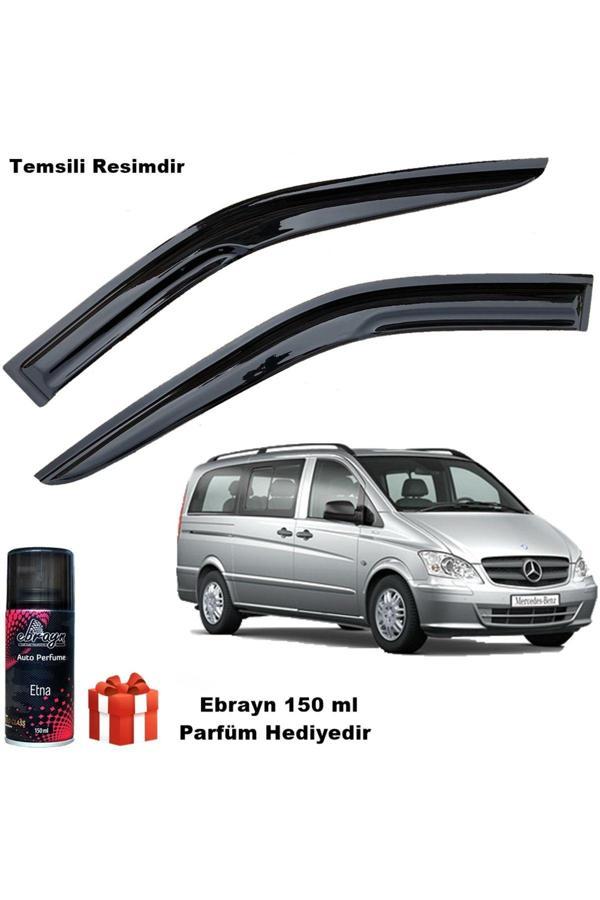 Caraks Mercedes Vito Mügen Cam Rüzgarlığı 2004-2014 Arası 2 Li Takım Koku Hediyeli - Image 1