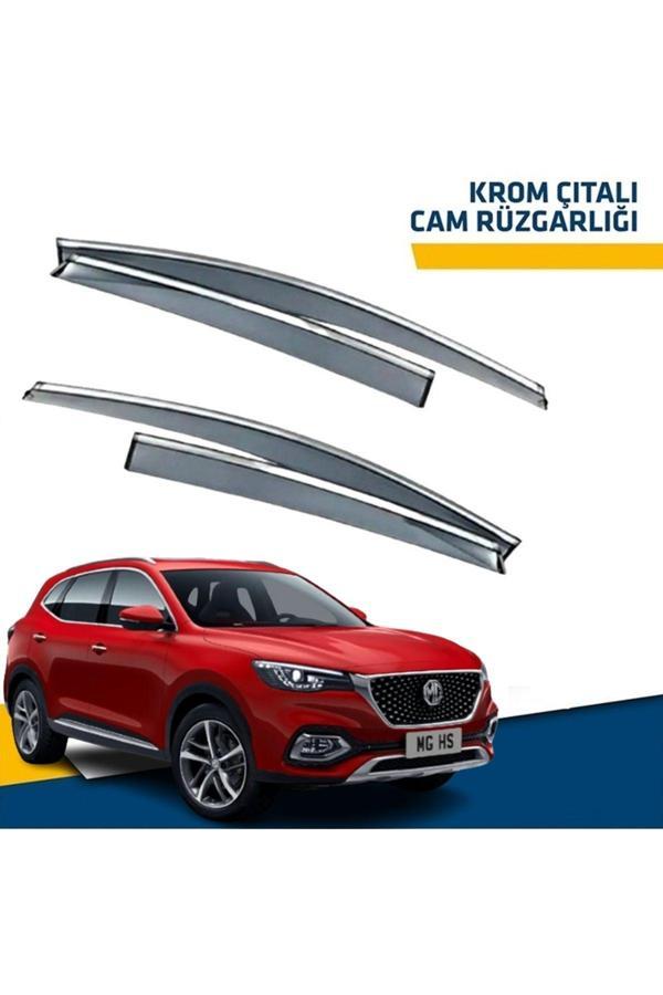 Caraks Mg Hs Mügen Cam Rüzgarlığı Kromlu Rüzgarlık ( Paslanmaz Nikelajlı ) 2018 Sonrası 4 Lü Set Yeni Ürün - Image 1