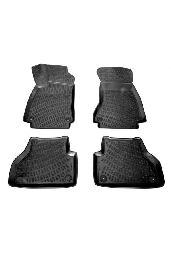 Caraks Audi A5 3D Paspas Havuzlu Sedan 2015 - 2020 Arası Siyah 4 Lü Set - Image 1