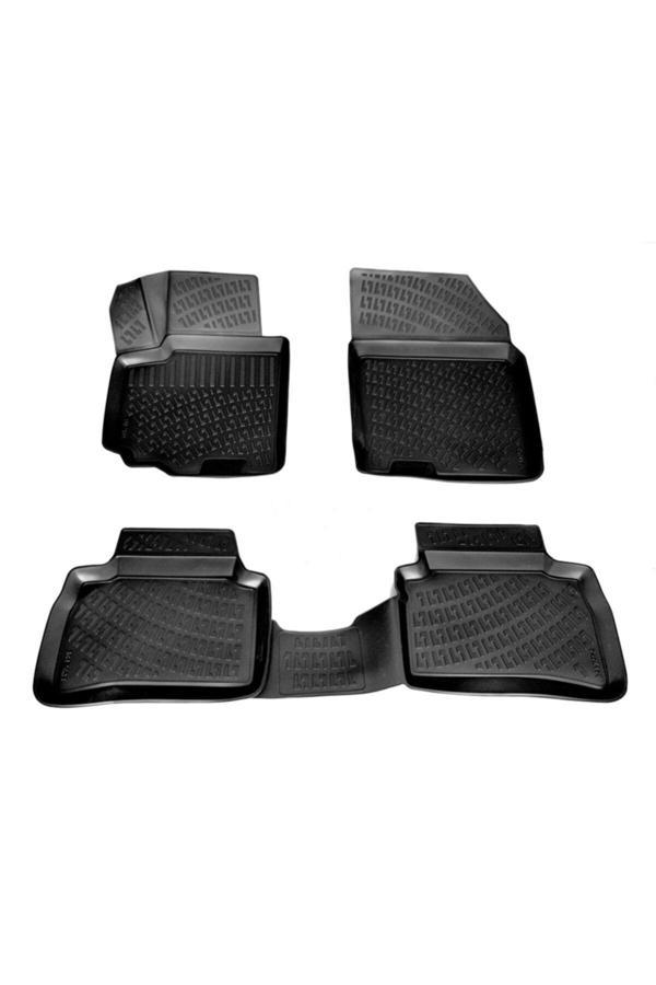 Caraks Suzuki Vitara 3D Paspas Havuzlu 2015 - 2020 Arası Siyah Son Kasa 4 Parça Set - Image 1