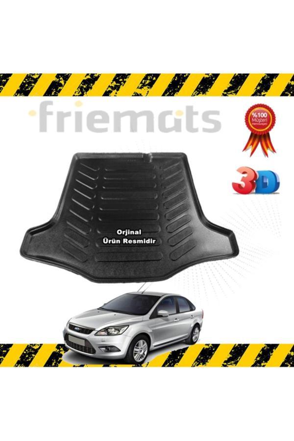 Friemats Ford Focus 2 Sedan 3D Bagaj Havuz Paspası 2005-2011 Arası - Image 1