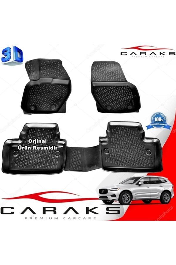 Caraks Volvo Xc60 3D Paspas Havuzlu 2017 - 2020 Arası Siyah 4 Prç. - Image 1