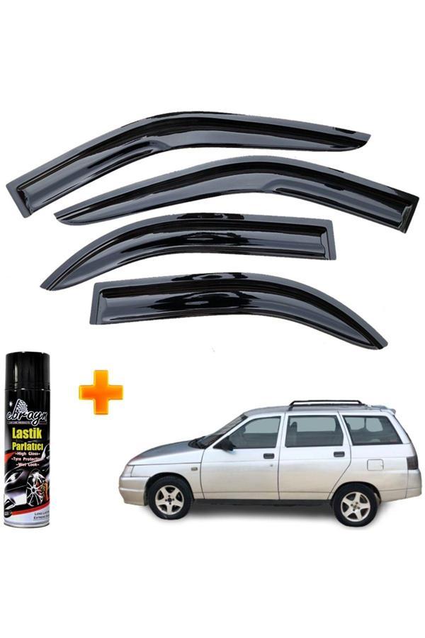 Caraks Lada Vega Stw Mügen Cam Rüzgarlığı Tüm Kasalar 4 Lü Takım +500Ml Lastik Parlatıcı - Image 1