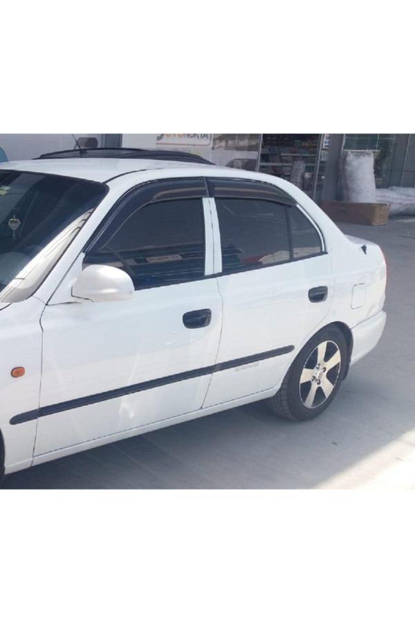 Point Hyundai Accent Milenyum (Kasa) Mügen Cam Rüzgarlığı 2000 - 2003 Arası 4 Lü Takım - Image 1